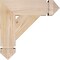 Ekena Millwork Traditional Arts & Crafts Smooth Bracket, Douglas Fir, 3 1/2"W x 14"D x 14"H BKT04X14X14TRA03SDF - alternate 3